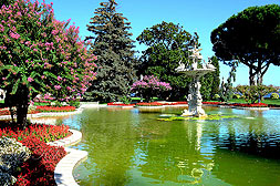 Великолепные сады Двореца Долмабахче