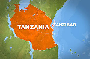 Занзибар расположен у восточного побережья Танзании